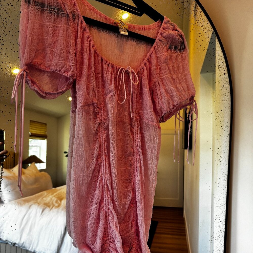 For Love & Lemons Pink Mini Dress Size 0